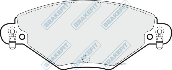 APEC BRAKING Комплект тормозных колодок, дисковый тормоз PD3145